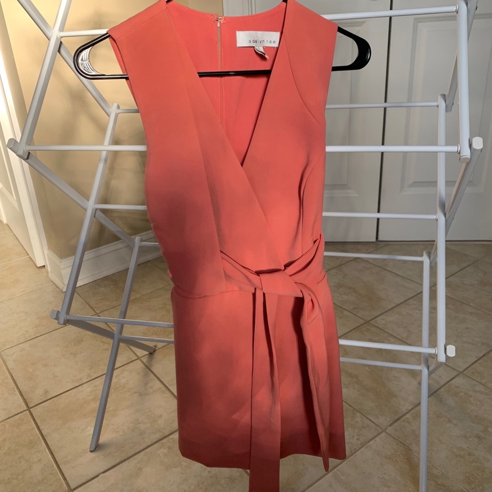 Anthropologie rosy belted romper - Picture 3 of 6